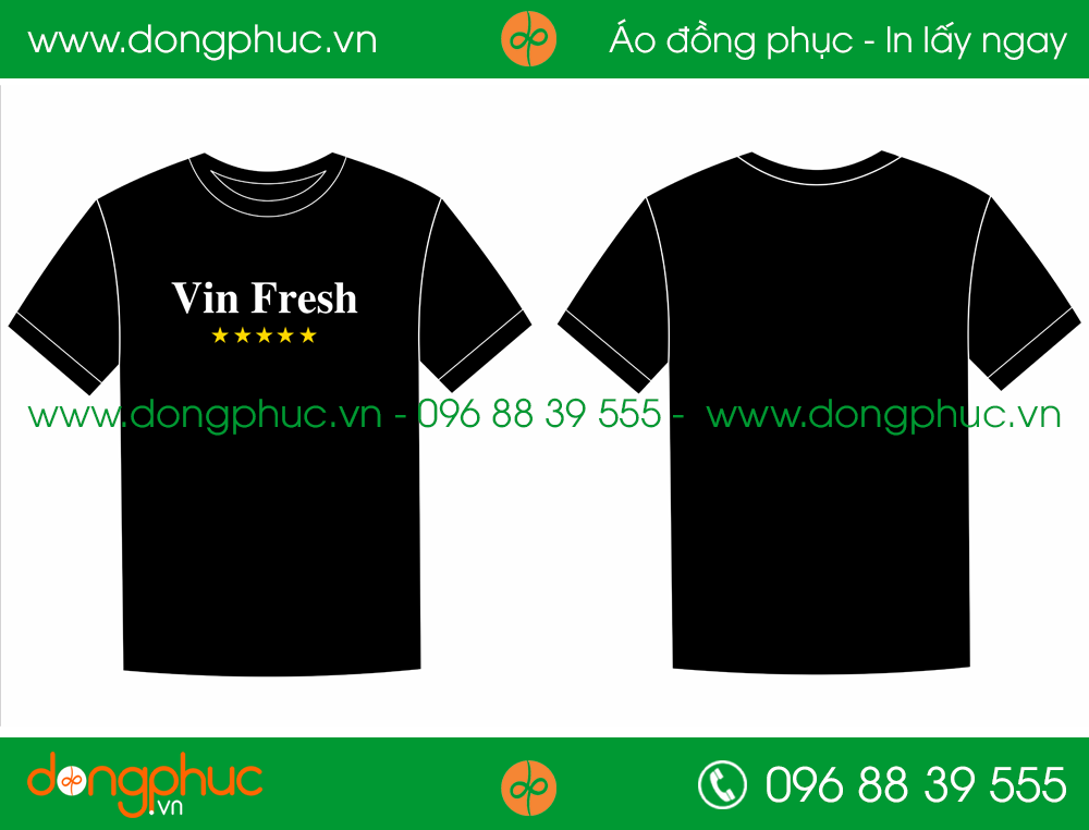Áo phông đồng phục công ty Vin Fresh